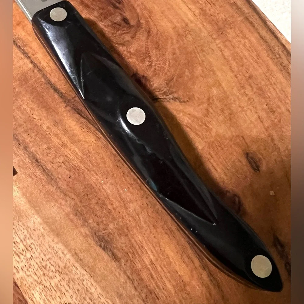 CUTCO 9” 1723 KB Carver Factory Reburbished Sharpened Serrated Brown